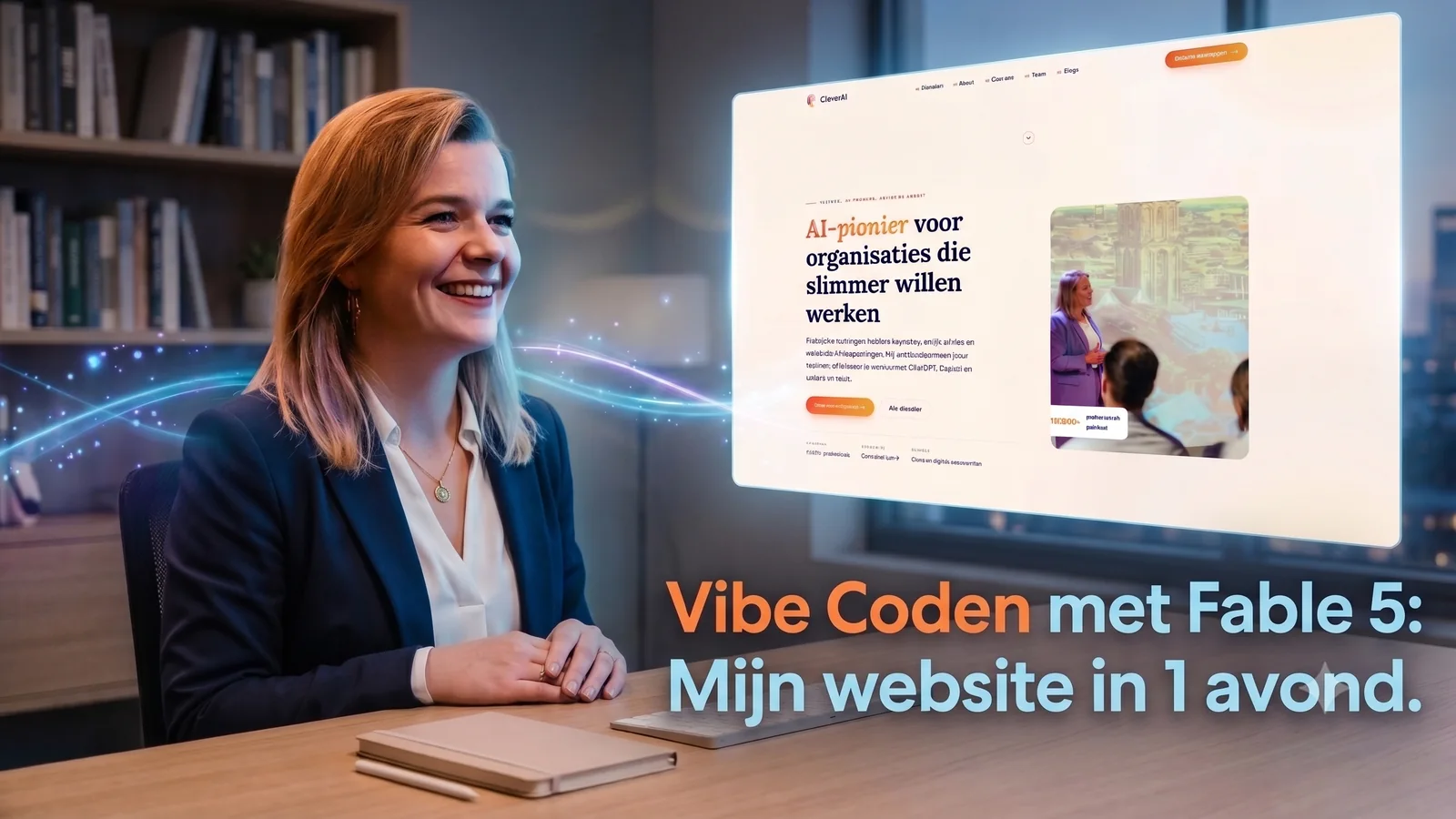 Freya Liemburg geeft een keynote over AI